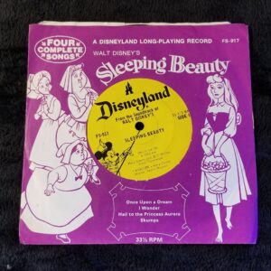 Walt Disney's Sleeping Beauty 33 1/3 record - 1970s Disneyland