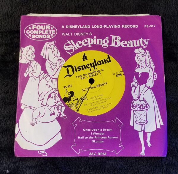 Walt Disney's Sleeping Beauty 33 1/3 record - 1970s Disneyland