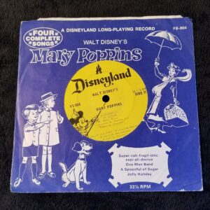 Walt Disney's Mary Poppins 33 1/3 record - 1970s Disneyland