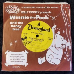 Walt Disney's Winnie the Pooh 33 1/3 record - 1970s Disneyland