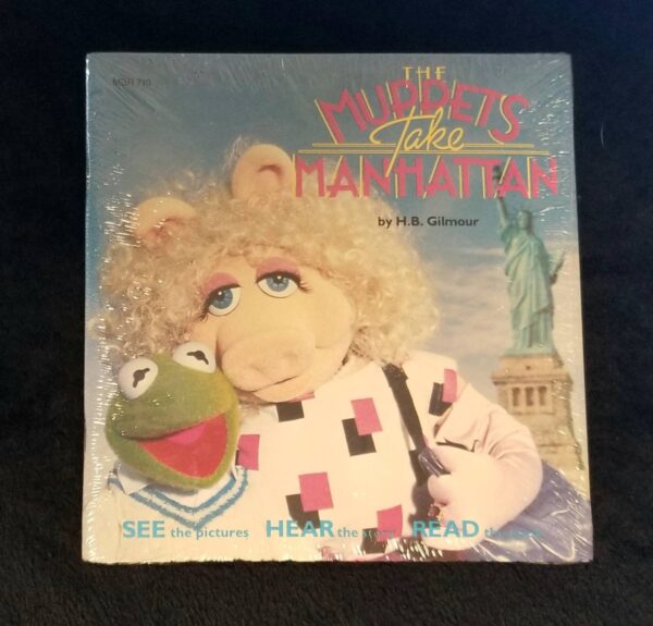 NIB/MIB "The Muppets Take Manhattan" See, Hear, Read book with record! 1984, still in original shrink wrap