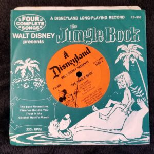 Walt Disney's The Jungle Book 33 1/3 record - 1970s Disneyland
