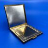 Mid-century Volupte compact with enamel inlay animal design - Image 2