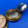 Vintage goldtone mesh compact with attached bag - Image 6