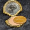 Vintage Estee Lauder Gold Tone Seashell Compact with Mirror - Image 2
