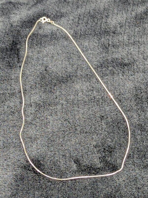 Vintage 14k White Gold 18" Chain/Necklace