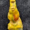 Vintage Irwin Yellow & Red Marbled Celluloid Singing Bird Water Whistle - Image 3