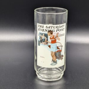 Vintage Norman Rockwell Arby's Collector Glasses "The Champ"