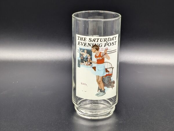 Vintage Norman Rockwell Arby's Collector Glasses "The Champ"