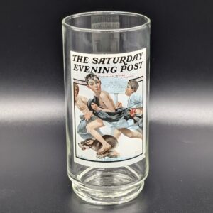 Vintage Norman Rockwell Arby's Collector Glasses "No Swimming"