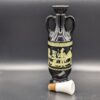 Vintage 1962 Black and Yellow Jim Beam Bourbon Whiskey "Cleopatra" Decanter with Lid - Image 2