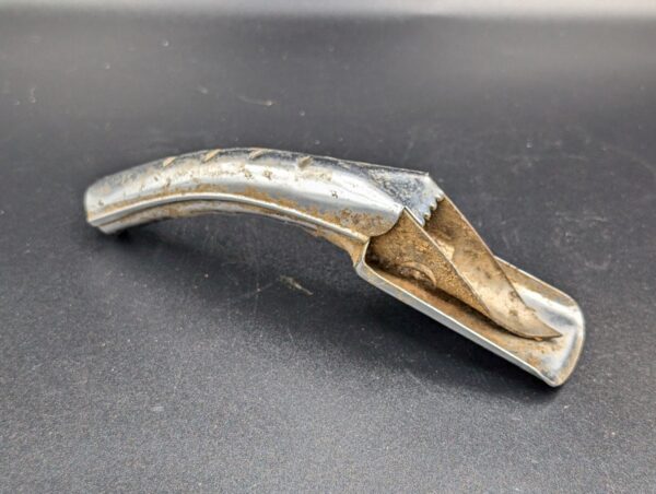 Vintage Chrome Oil Can Spout - Antique Metal Spout - Classic Car Garage Decor - Collectible Automotive Tool