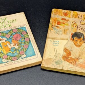 Lot of 2 Vintage Love-Themed Mini Paperbacks: "The I Love You Book" & "Where Love Begins" - Romantic Collectible Nostalgic Gifts