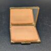 RARE Vintage Refillable Mirrored Compact with Mother of Pearl Floral Design - Antique Makeup Accessory - Image 2
