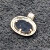 Vintage 925 Silver and Onyx Pendant Necklace | Sterling Silver Charm on 16-Inch Chain | Elegant Silver and Black Onyx Gemstone Jewelry - Image 7