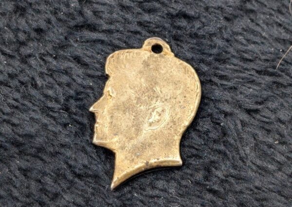 Vintage John F. Kennedy Jr. Pendant - Hand Cut U.S. Silver Half Dollar Coin Jewelry