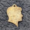 Vintage John F. Kennedy Jr. Pendant - Hand Cut U.S. Silver Half Dollar Coin Jewelry - Image 2