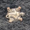 Vintage Green Enamel Turtle Pendant Necklace | Silver-Tone Animal Jewelry | Nature-Inspired Charm - Image 6