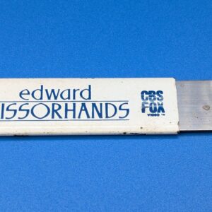 Vintage Edward Scissorhands Box Cutter CBS Fox Video Promo WaxWorks Owensboro KY Video Store Memorabilia