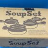 Vintage Country Peddler Ceramic Soup Set, New in Box, Never Used, Rustic Brown, Pottery, Soup Bowls with Lids - Image 2