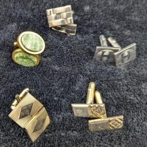 Five Pairs of Vintage Cufflinks