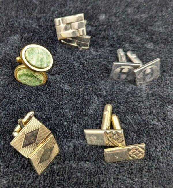 Five Pairs of Vintage Cufflinks