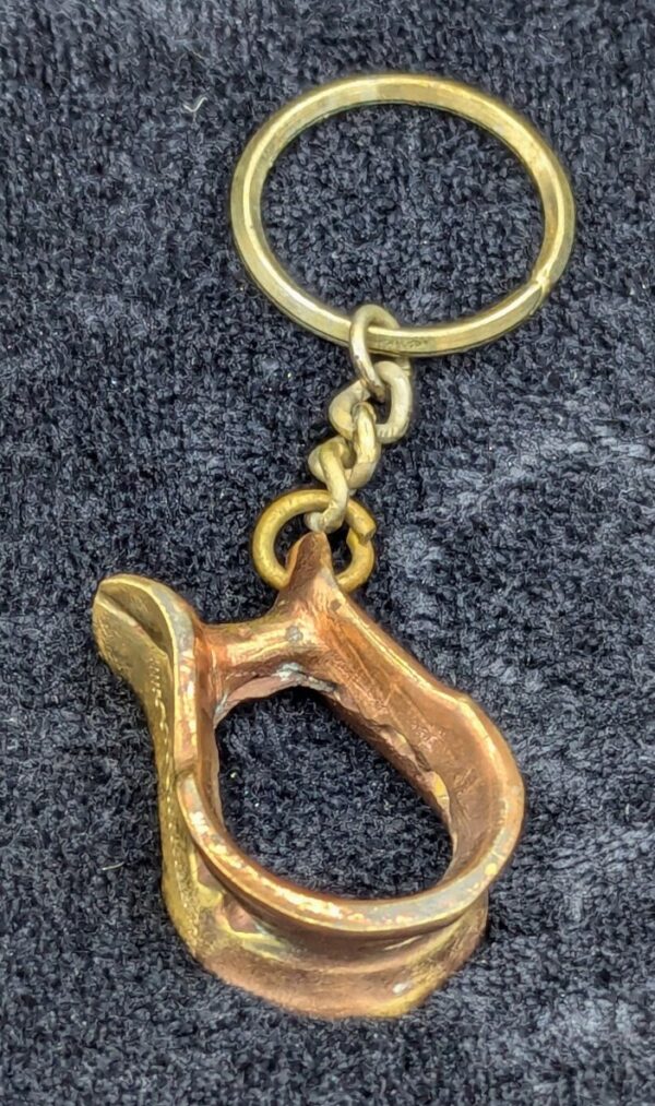 Handcrafted Copper Stirrup Keychain