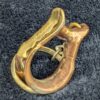 Handcrafted Copper Stirrup Keychain - Image 2