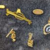 Lot of 17 Vintage Tie Tacks, Tie Clips, Tiebars - Image 2