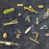 Lot of 17 Vintage Tie Tacks, Tie Clips, Tiebars - Image 3
