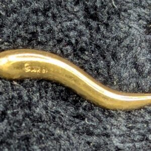 Vintage Cornicello Horn Good Luck/Fertility Amulet/Pendant 14KGP