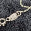 Vintage .925 Sterling Silver Heart Lavaggi Pendant with Gold Angel - Image 3