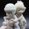Vintage 1989 Precious Moments Bon Voyage Figurine - Collectible Couple on Motorcycle Statue - Image 2
