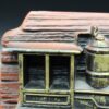 Vintage 1975 Miller Studio Train Locomotive Chalkware Wall Plaques - Minor Flaws - Mechanical Decor Set - Image 8