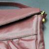 Vintage Etienna Aigner Burgundy Leather Crossbody Purse with Mirror, Women's Designer Bag, Classic Shoulder Bag Accessory - Image 3