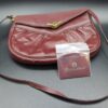 Vintage Etienna Aigner Burgundy Leather Crossbody Purse with Mirror, Women's Designer Bag, Classic Shoulder Bag Accessory - Image 4