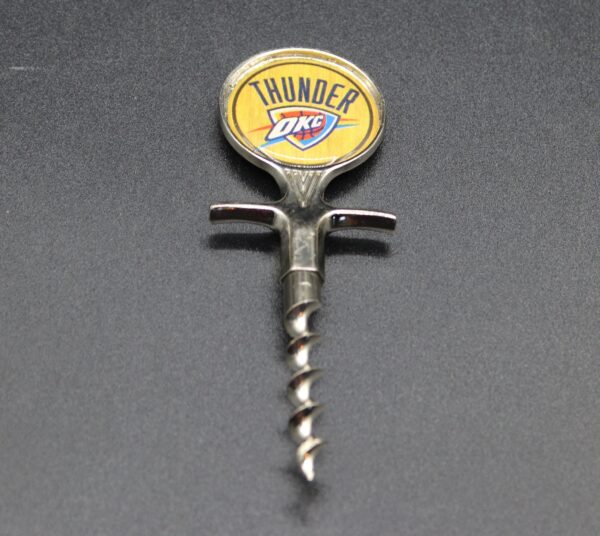 Vintage OKC Thunder NBA Corkscrew - Oklahoma City Thunder Collectible Souvenir - Perfect Gift for Basketball Fans