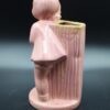 Vintage Pink Cameron Clay Ceramic Pottery Vase - True Love Sweethearts Children Figurine - Image 7