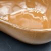 MCM Ceramic Pear shaped brown dish (set of 2) USA stamped on bottom - Image 4
