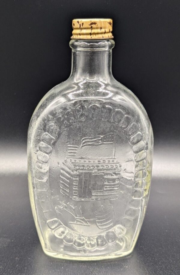Vintage 1976 Bicentennial Log Cabin Syrup Bottle