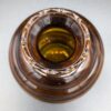 Vintage Beehive Amber Glass Vase, 4.5" Tall - Image 3