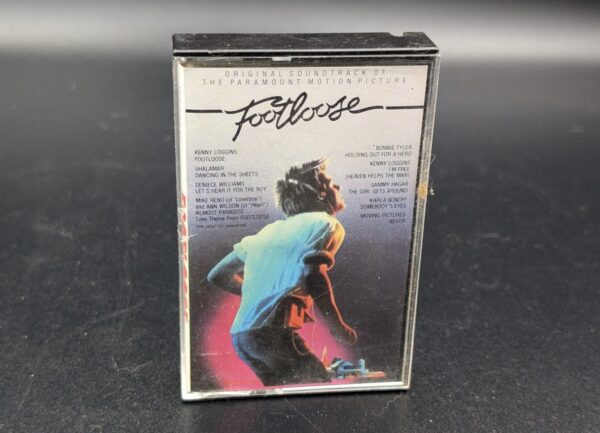 1984 Footloose Soundtrack Cassette - Vintage 80s Music Collectible - Classic Movie Memorabilia - Retro Audio Tape