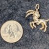 Vintage Silver Ram Goat Pendant Jewelry Zodiac Aries Capricorn Pendant Gift for Him Her - Image 3