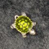Vintage Green Enamel Turtle Pendant Necklace | Silver-Tone Animal Jewelry | Nature-Inspired Charm - Image 5