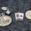Lot of 3 Vintage Las Vegas Charms and Keyring — Dice, Blackjack, El Cortez Casino Collectibles - Image 3