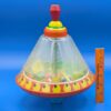 LARGE Vintage Ohio Art Spinning Top Plastic Metal Animal Theme Spinning Top Toy with Balls Retro Toy Children's Collectible Game Decor - Image 2