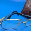 Vintage Kenmark Aviator Eyeglasses Gold Frame with Case Retro Fashion Accessories Unisex Styling Classic 1980s Eyewear - Image 2