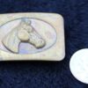 Vintage Womens Solid Brass Horsehead Belt Buckle for up to 3/4" Belt -- Equestrian Accessory Retro Western Style Collectible - Image 3