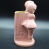 Vintage Pink Cameron Clay Ceramic Pottery Vase - True Love Sweethearts Children Figurine - Image 5