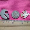 Two Vintage Dove Pendants - Image 3